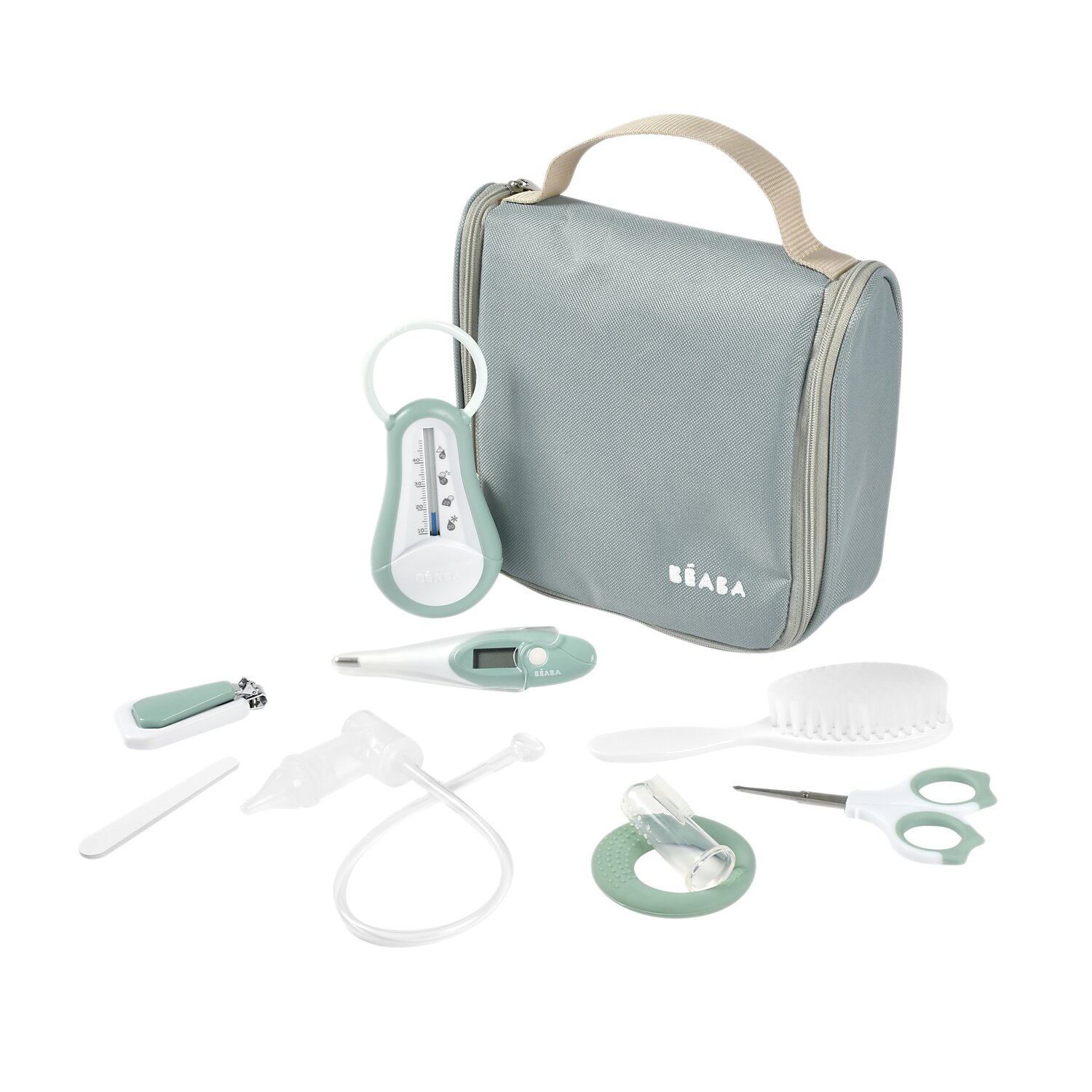 Trousse de toilette nomade sage green Béaba