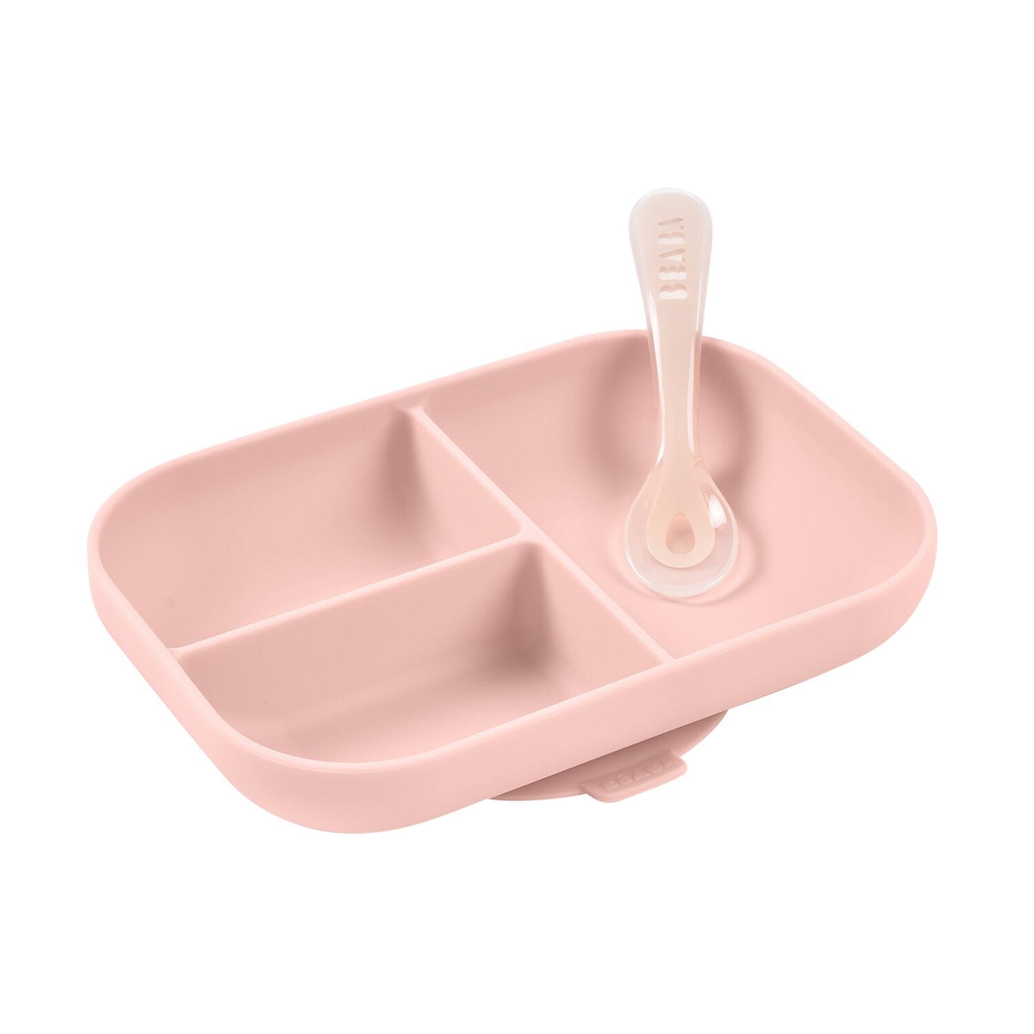 Silikon-Mahlzeitset mit Saugnapf Cotton Candy