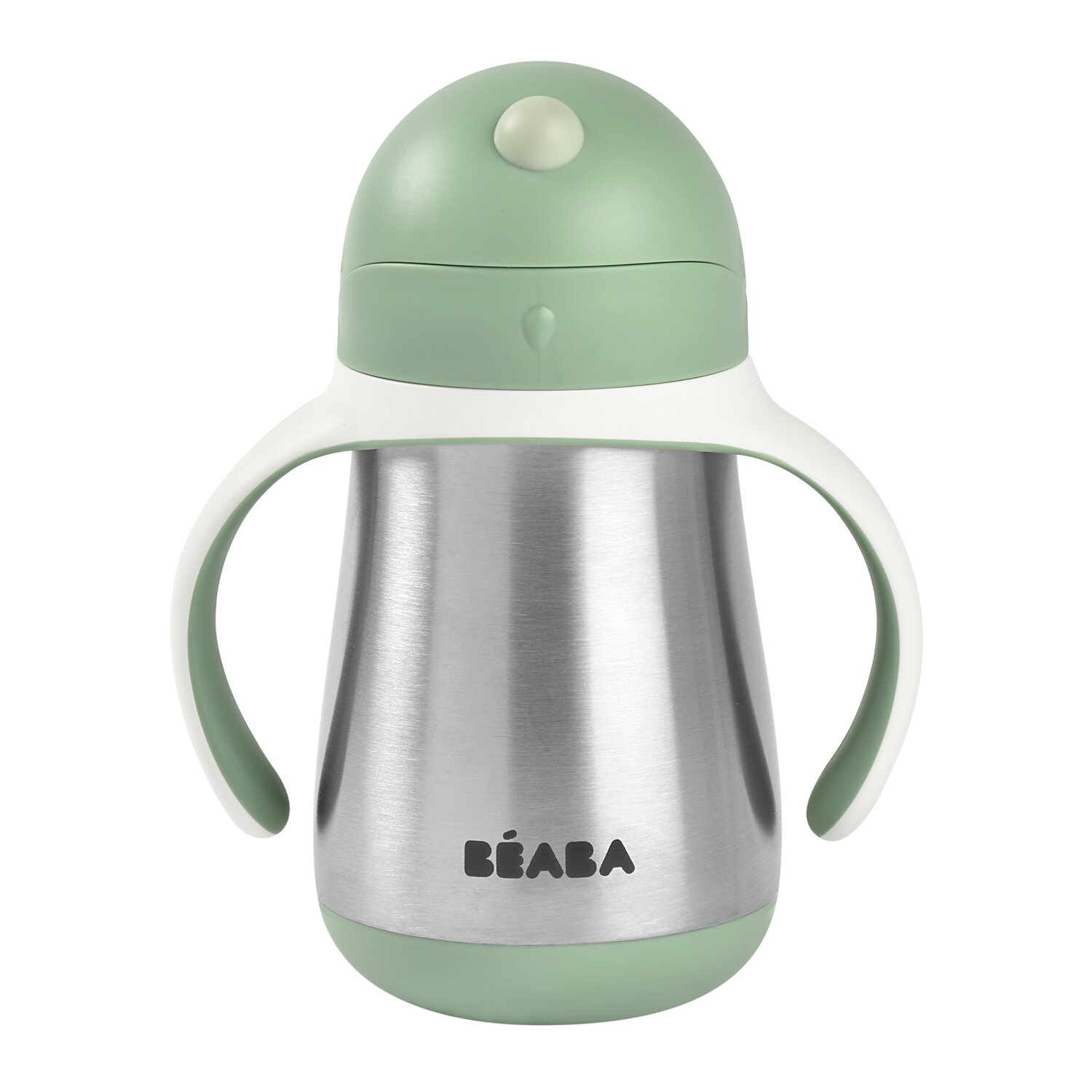  - Tasse paille inox 250ml Vert sauge