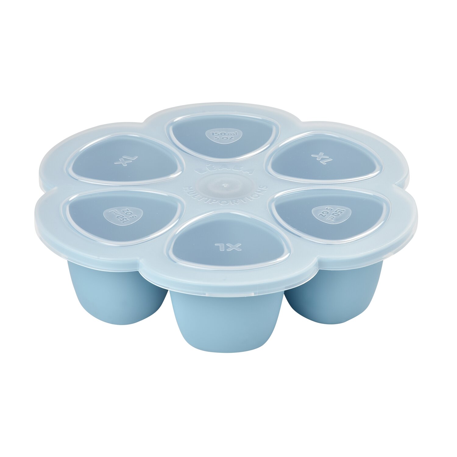 Silikon, für mehrere Portionen 6*150ml windy-blue