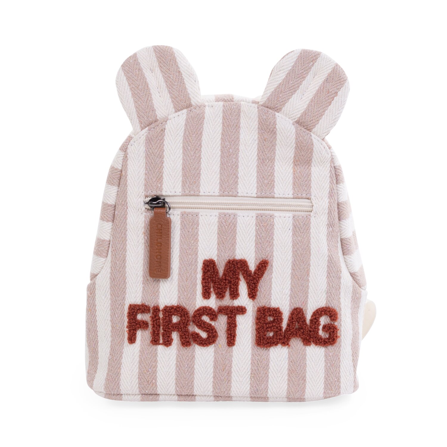 My First Bag Kinderrucksack - Streifen - Nude/Terracotta