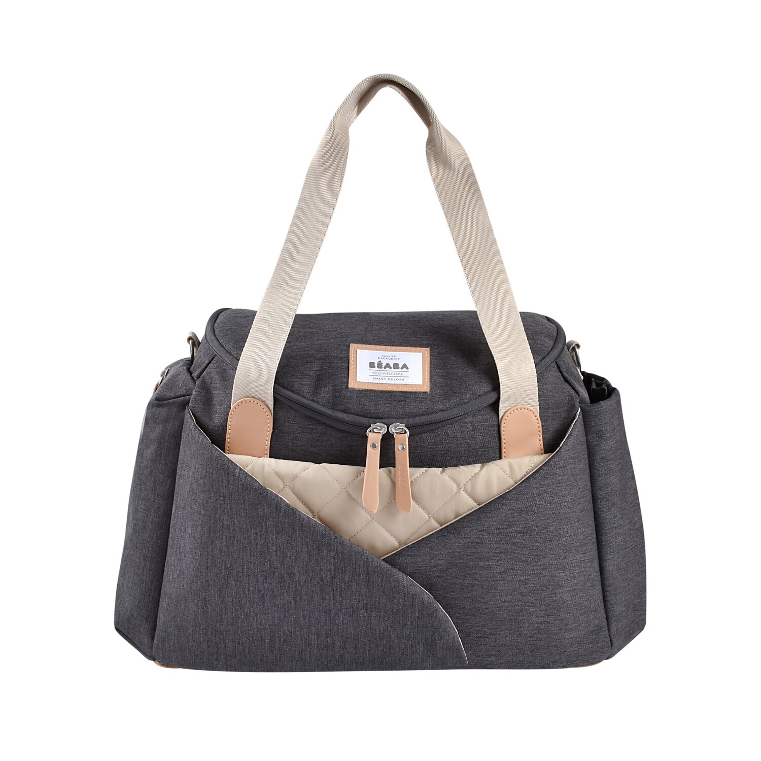 Wickeltasche Sydney II - DARK HEATHER GREY