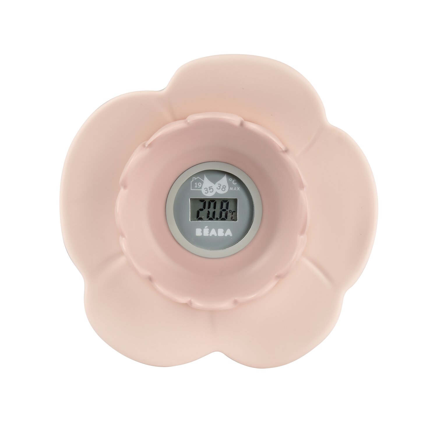 Thermomètre de bain Lotus old pink Béaba