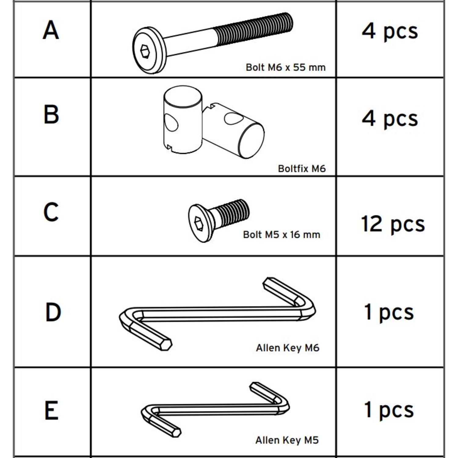 Hardware-Set - Evosit