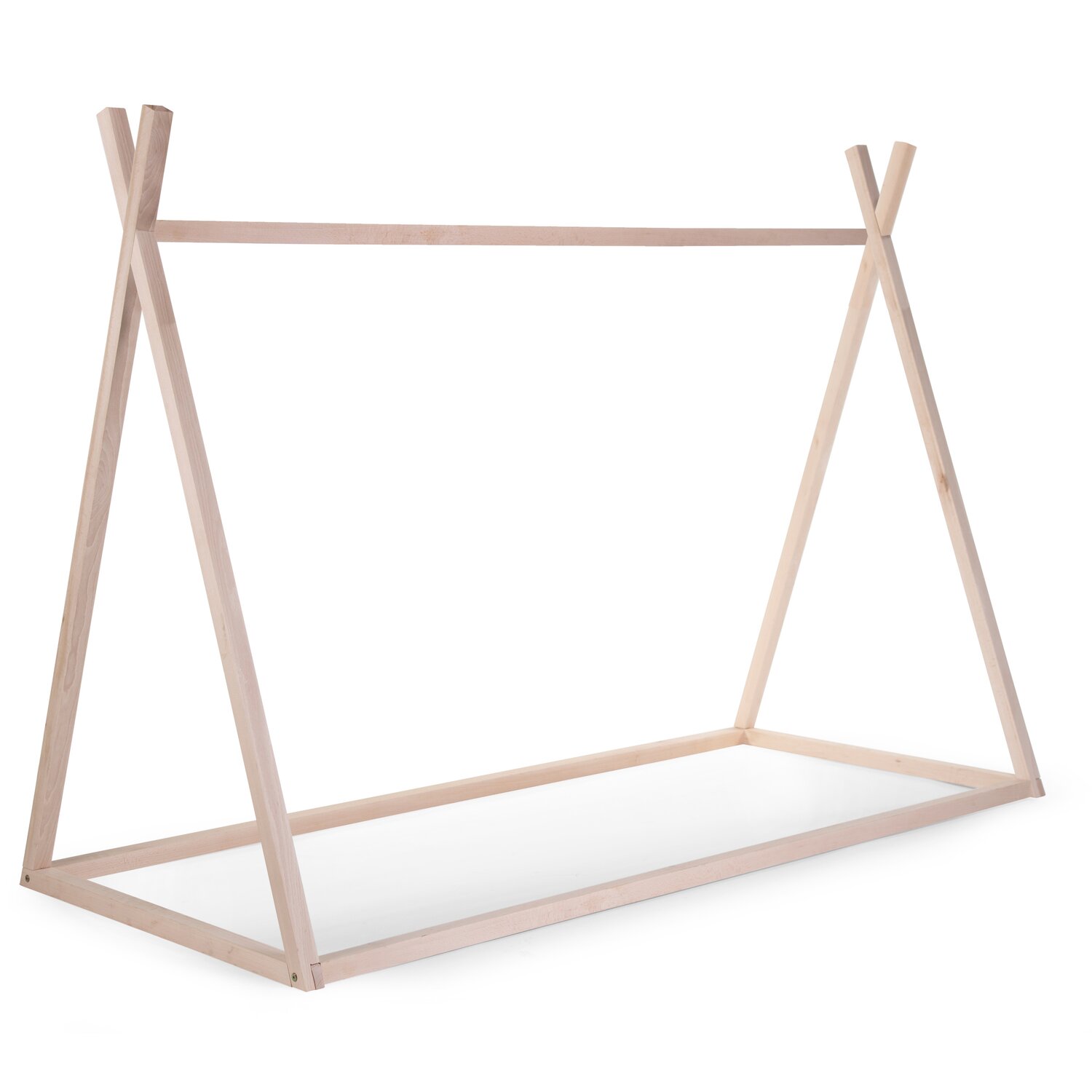 Tipibett - 90x200 Cm - Holz - Naturell