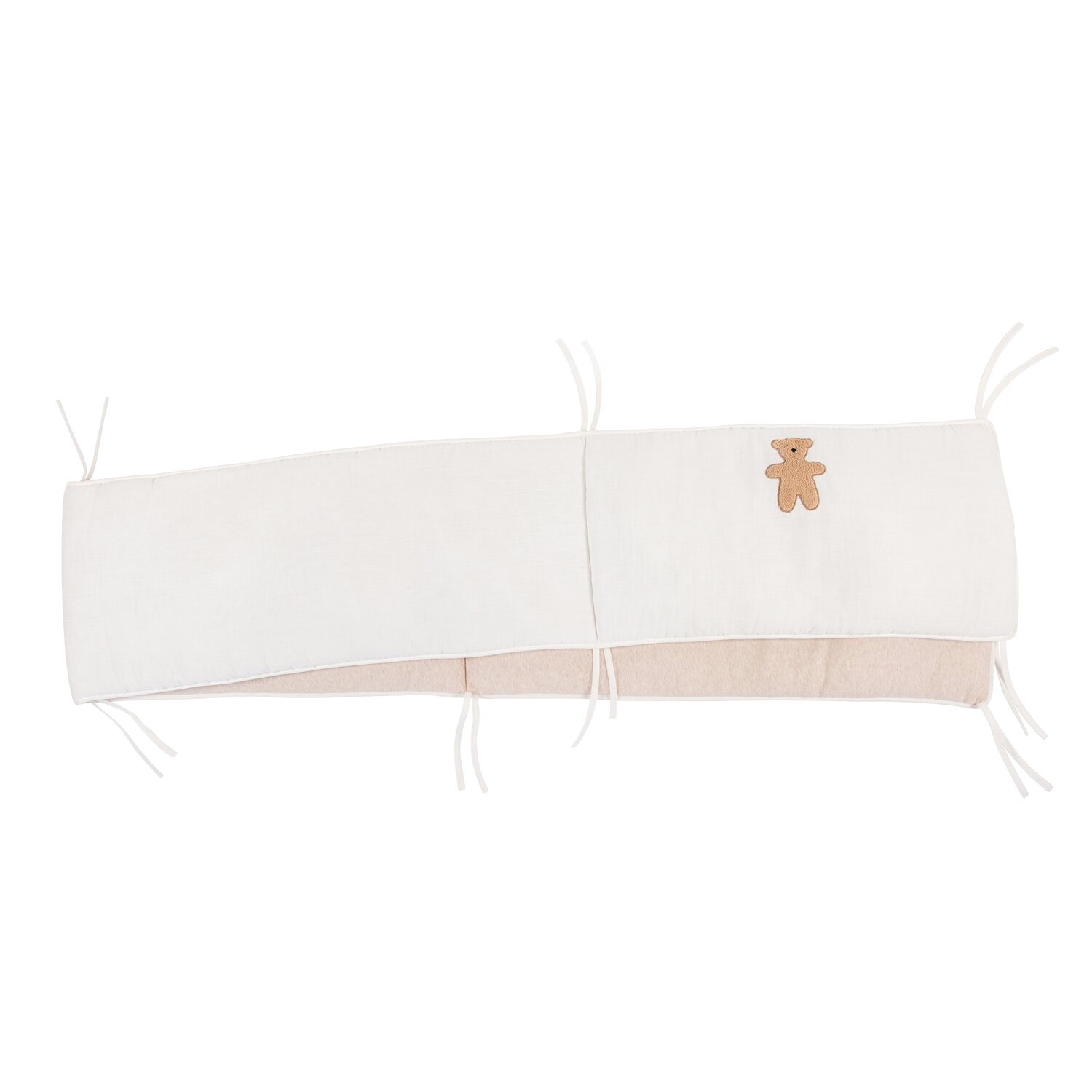 Laufgitter Schutz - 35x340 Cm - Jersey Melange Beige / Musse