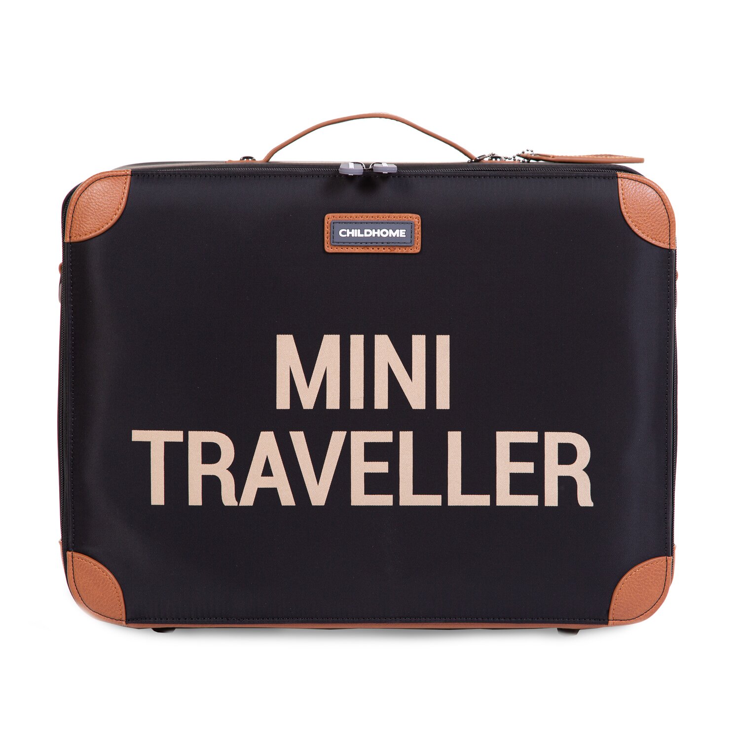 Mini Traveller Kinderkoffer - Schwarz Gold