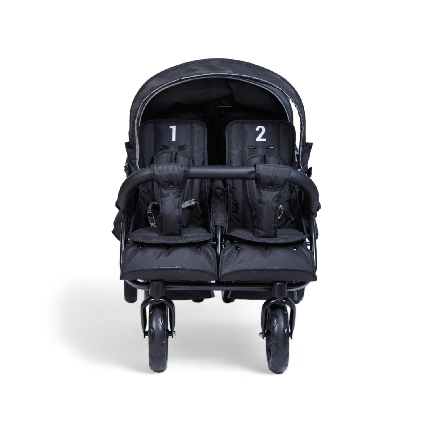 Kinderwagen Sechssitzer anthrazit