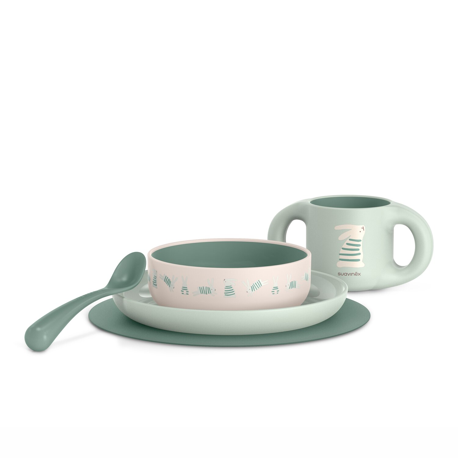 Essensset +6m - Bunny Green