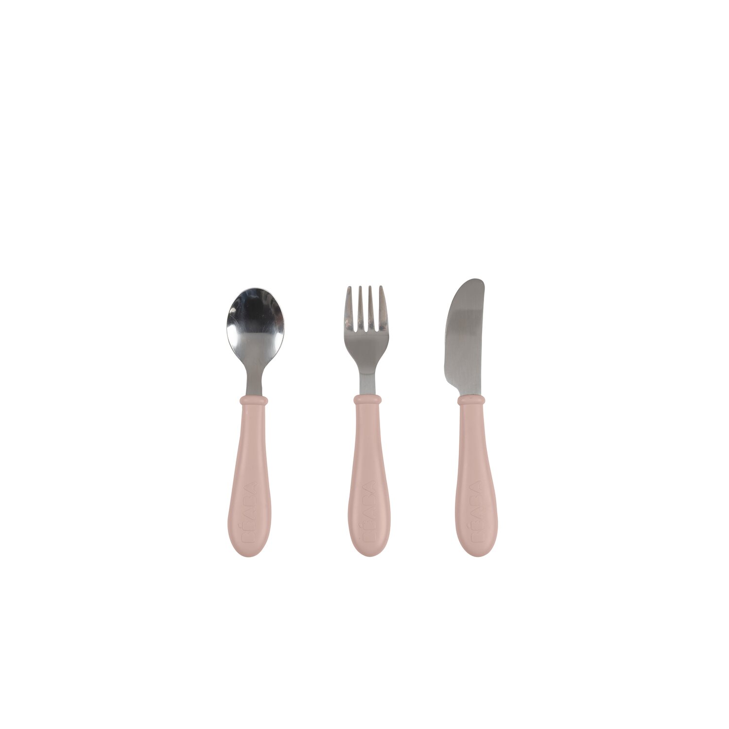 Besteckset aus Edelstahl - 3-teilig - Cotton Candy