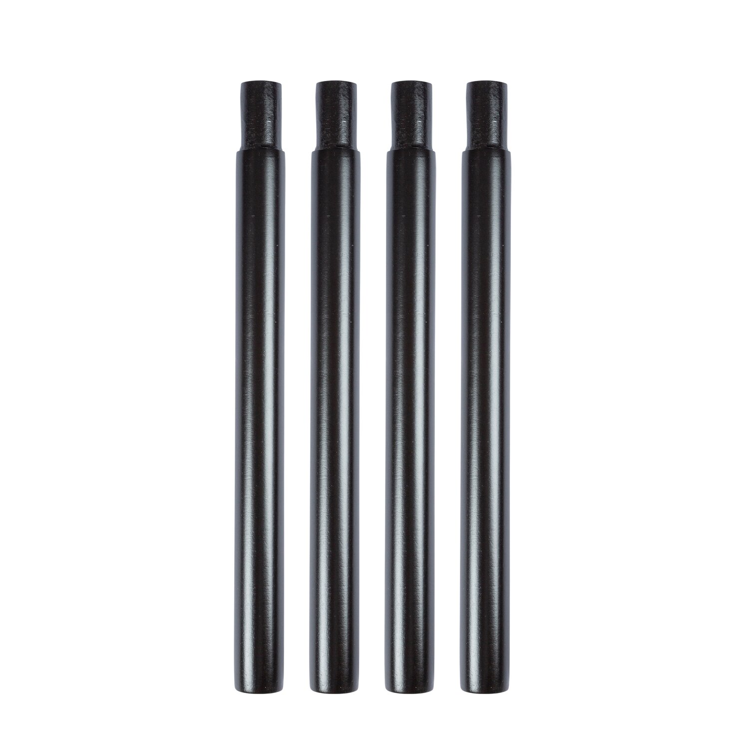 Evolu Holzbeine für Hochstuhl - Schwarz