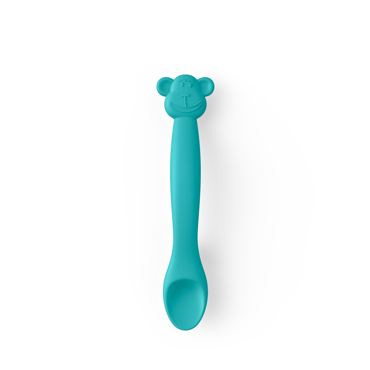 Silikonlöffel Tiere +4m Green
