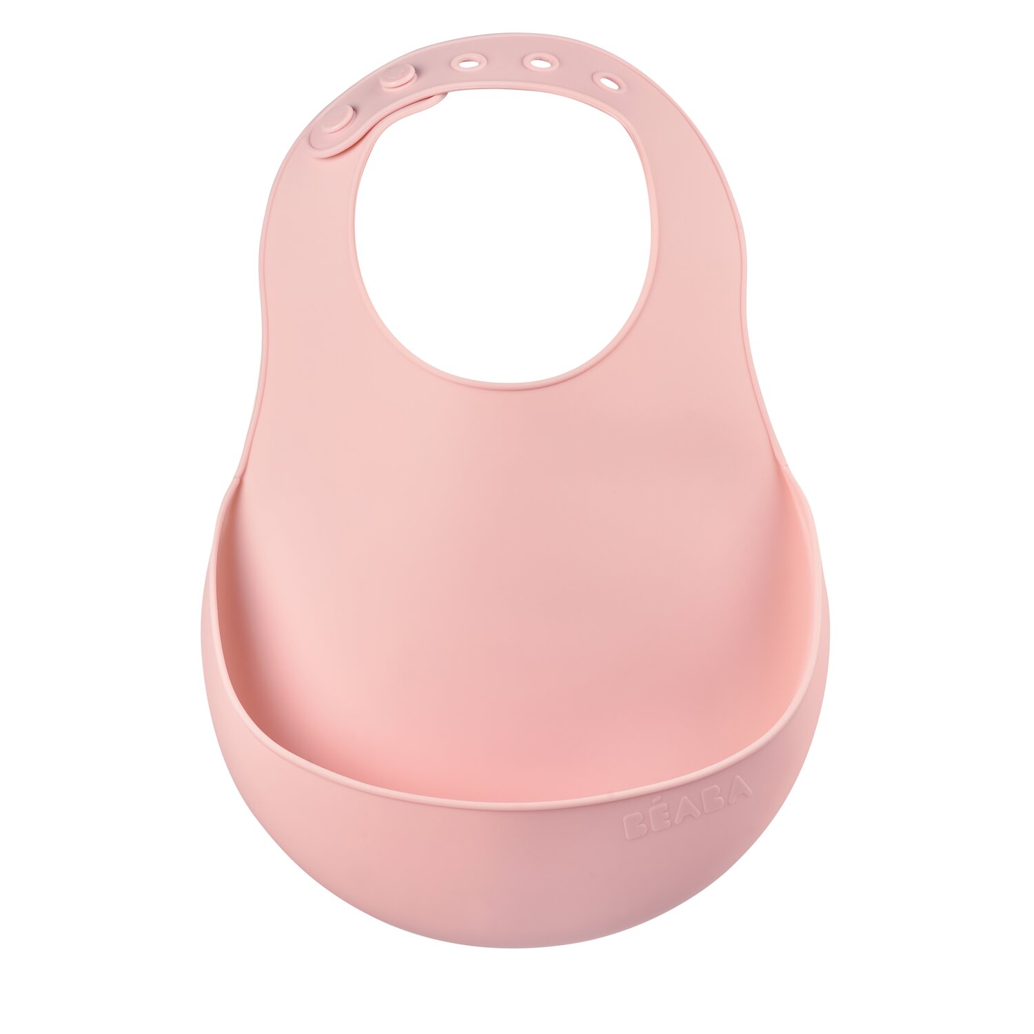 Bavoir silicone old pink Béaba