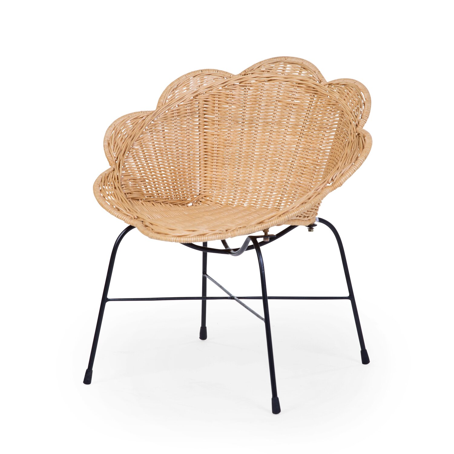 Kinderstuhl Blume Rattan