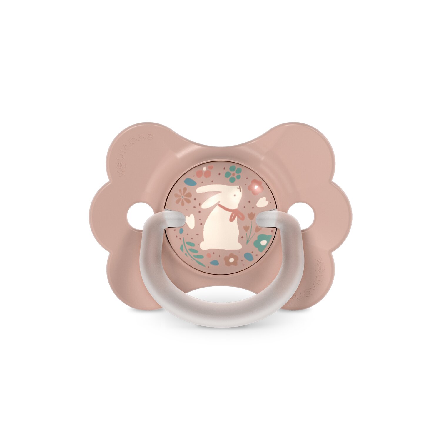 Butterfly SX Pro Schnuller 6/18M dekoriert Wonderland - Bunny Pink