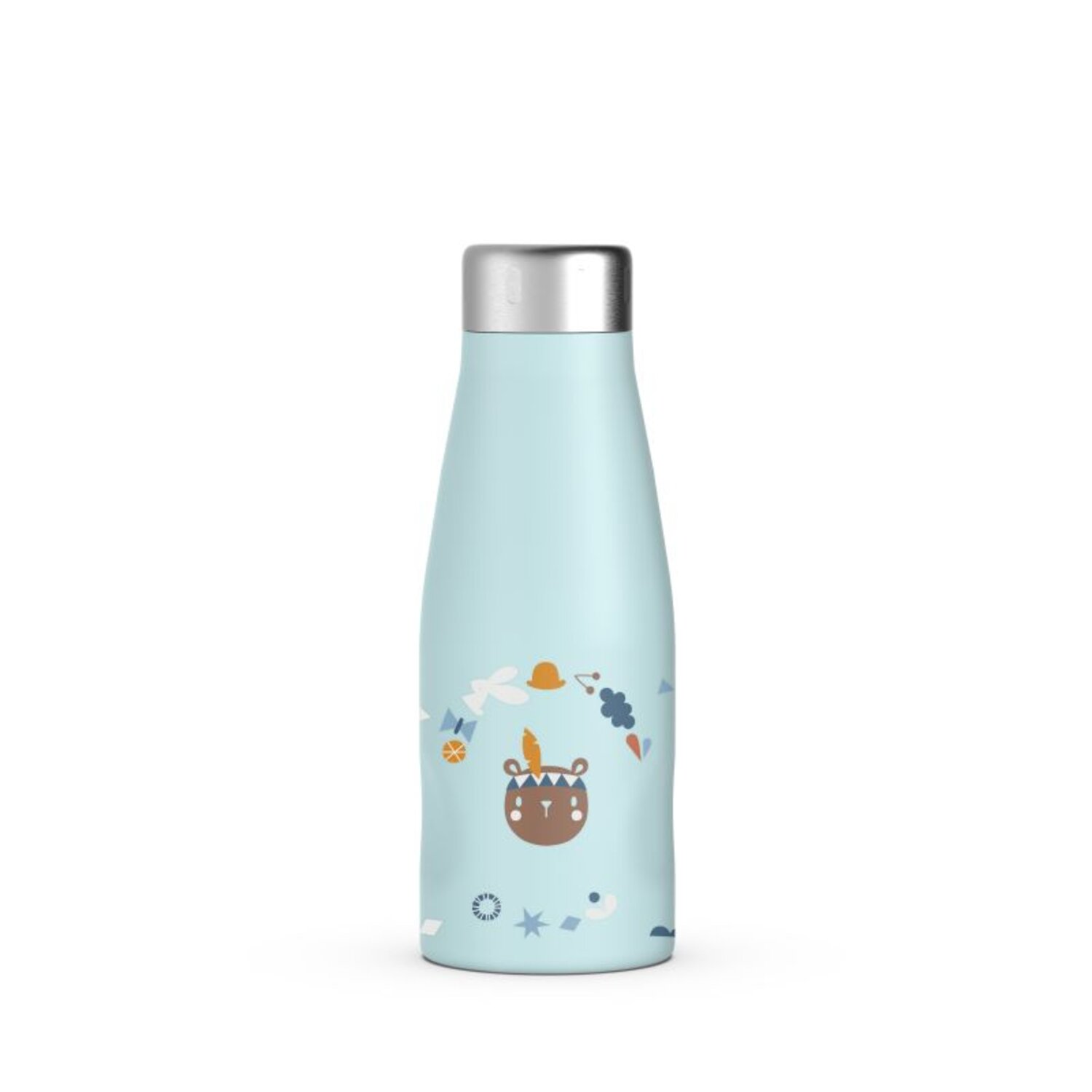 Into The Forest Trinkflasche aus Edelstahl 350 ml. Blue