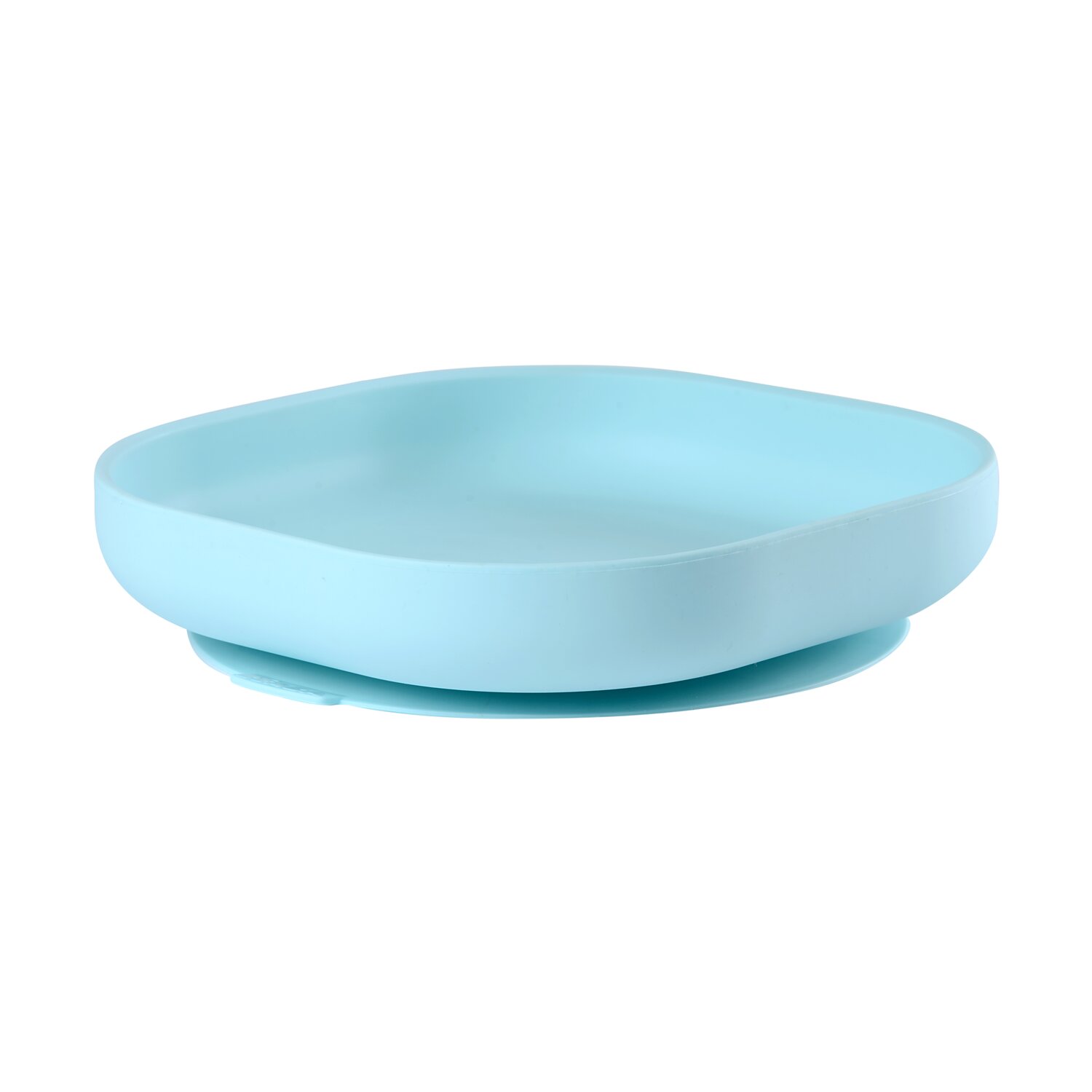 Saugnapf-Silikonteller light blue