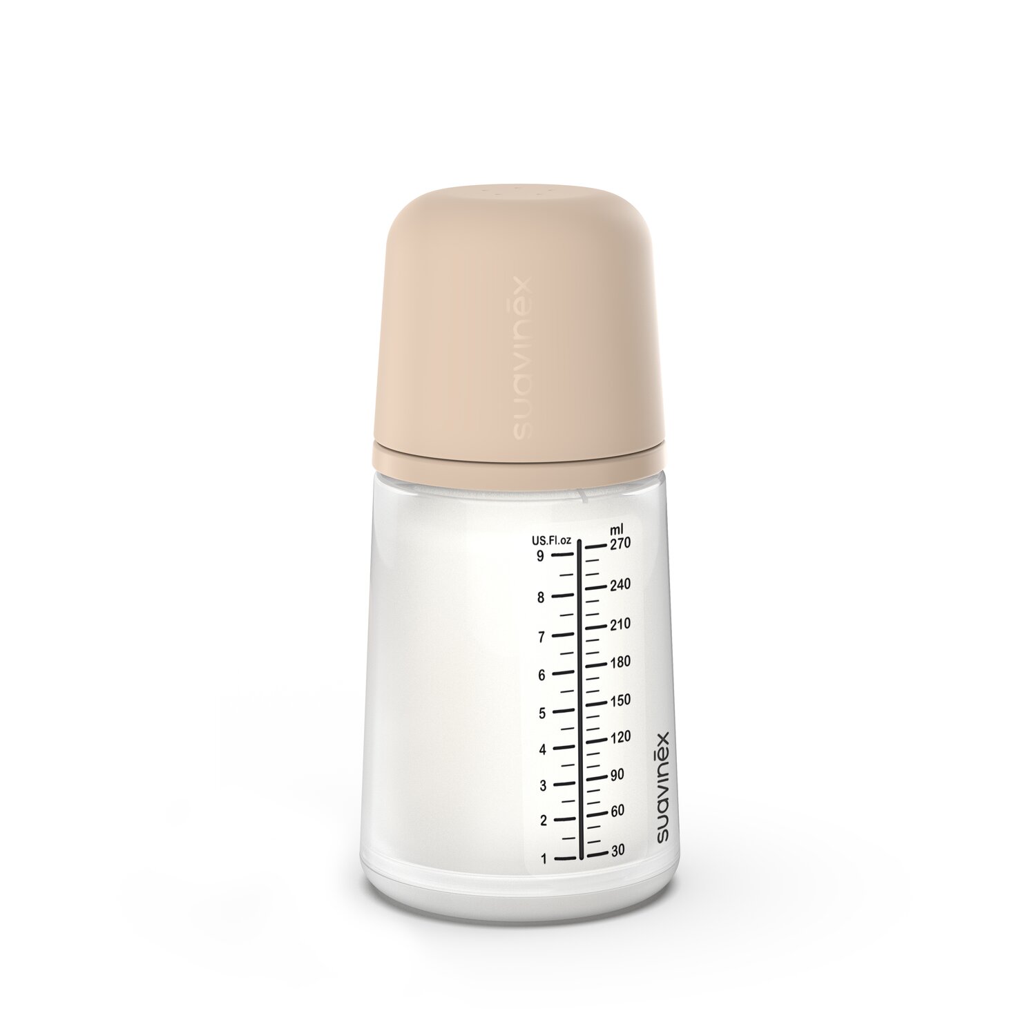 ZERO.ZERO Anti-Kolik Flasche 270 ml - Mittlerer Durchfluss. Sand