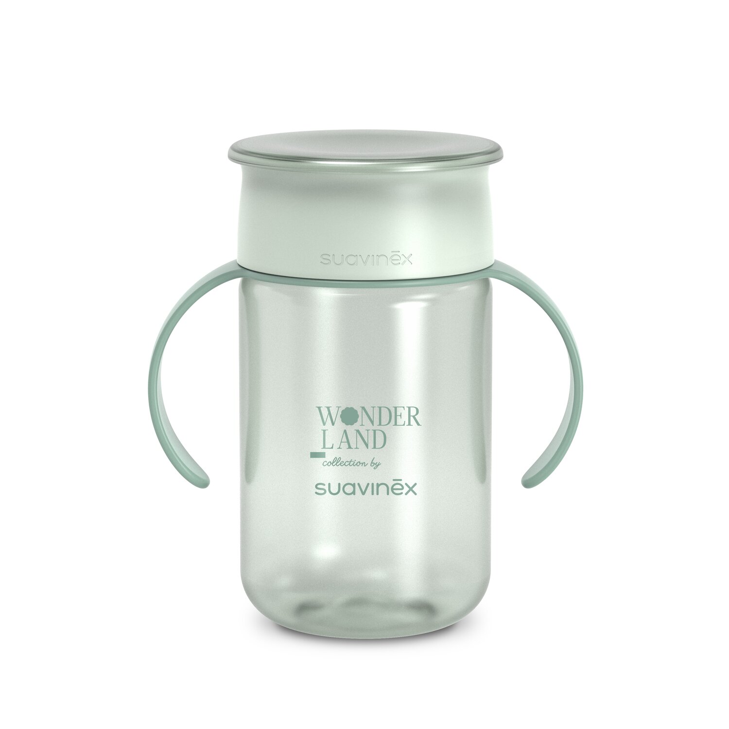 Tasse 360° +12m 340ml Wonderland - Bunny Green
