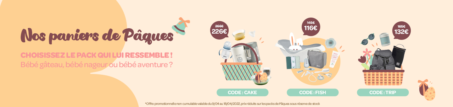 Prix r&eacute;duits sur nos packs de P&acirc;ques ! 