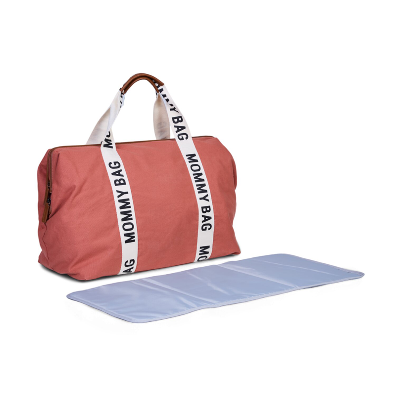 Mommy Bag ® Sac A Langer – Signature - Toile - Terracotta (Childhome) - Image 7