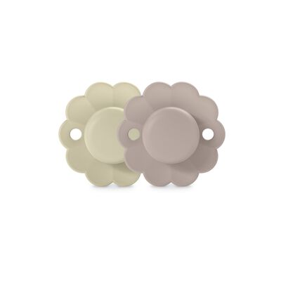 Set di 2 succhietti Wonder rotondi fisiologici SX Pro 0/6M