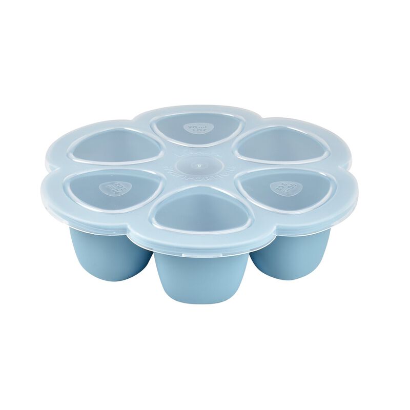 Silicone Multi-Portion Trays 6x3 oz. windy blue