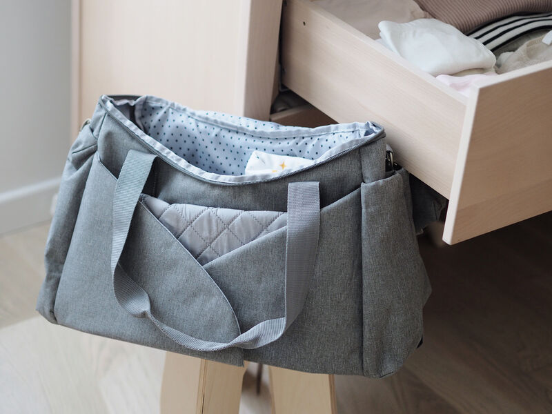 Sydney Diaper Bag heather grey