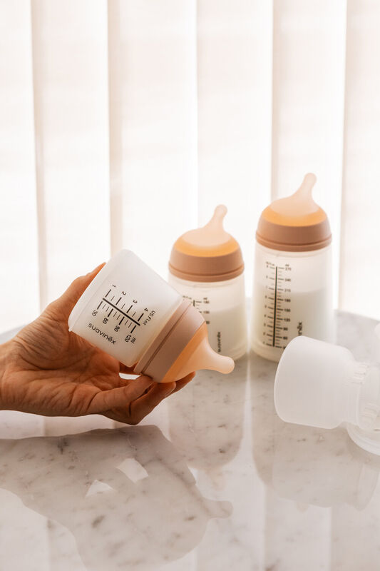 Zer&oslash;.Zer&oslash; Anti-Kolik-Babyflasche 120 ml &ndash; Einheitsgr&ouml;&szlig;e, speziell f&uuml;rs Stillen - Fair