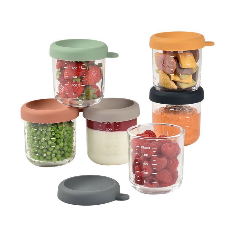 Coffret 6 portions verre 250ml Sunrise (Béaba) - Image 6