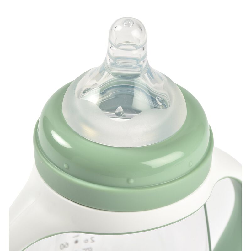Biberon d'apprentissage 2 en 1 - 210ml Vert sauge