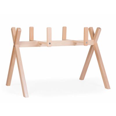 Tipi Support Pour Couffin Moise + Arche Bébé - Bois - Nature