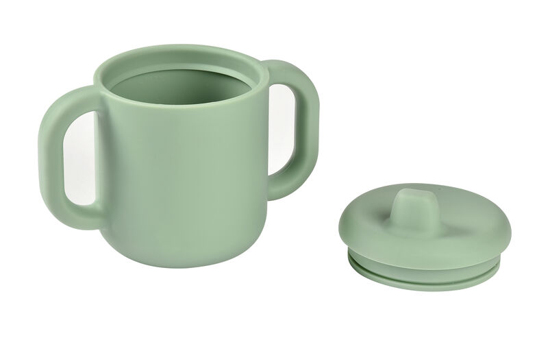 Silicone learning cup sage green 3.0