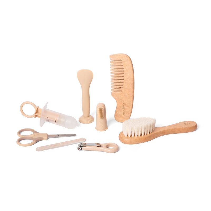 Pflege‑ und Hygiene‑Set mit 8 Zubeh&ouml;rteilen &ndash; Wonderland - Beige