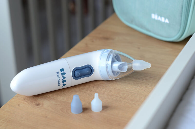 Tomydoo Electrical & Evolutive Baby Nasal Aspirator (3 different tips,batteries included) - Mineral