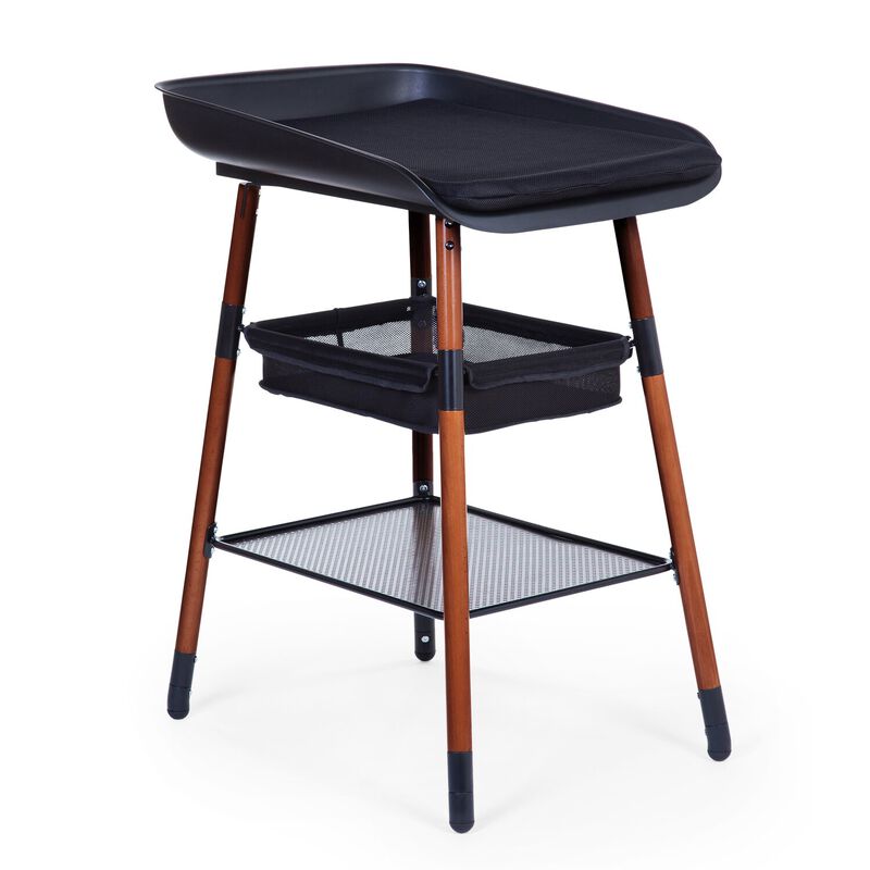 Evolux Changing Table - Nut / Black