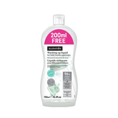Special cleaning gel for feeding bottles and teats