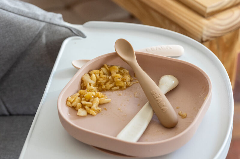 Assiette silicone ventouse Barbe &agrave; Papa