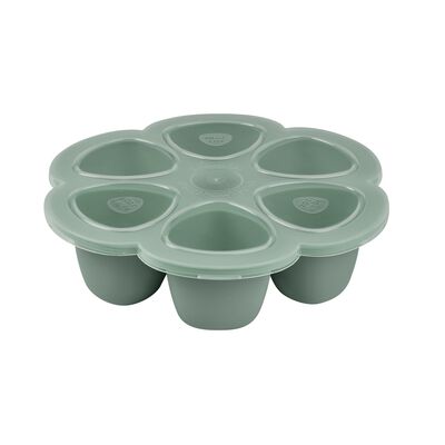 Silicone Multi-Portion Trays 6x3 oz. sage green