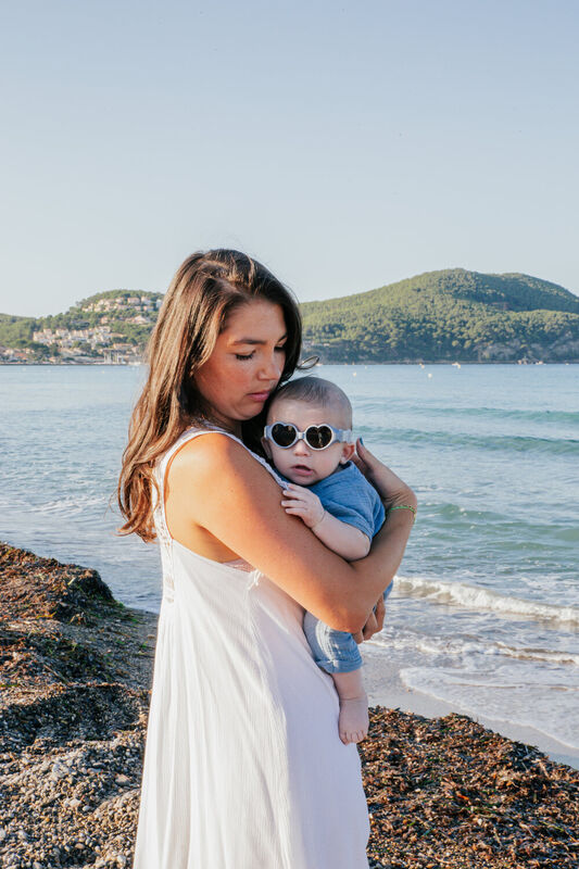Sunglasses 0-9 months Baby heart - Pebble 