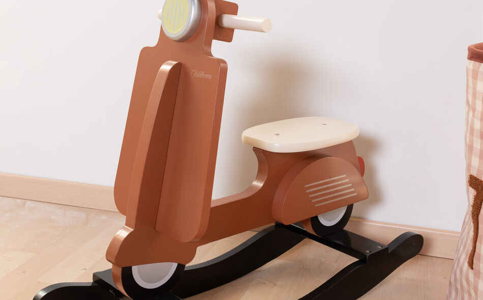 Scooter A Bascule - MDF - Rouille Noir