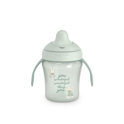 Tasse d'apprentissage +6M 200 ml - Vert
