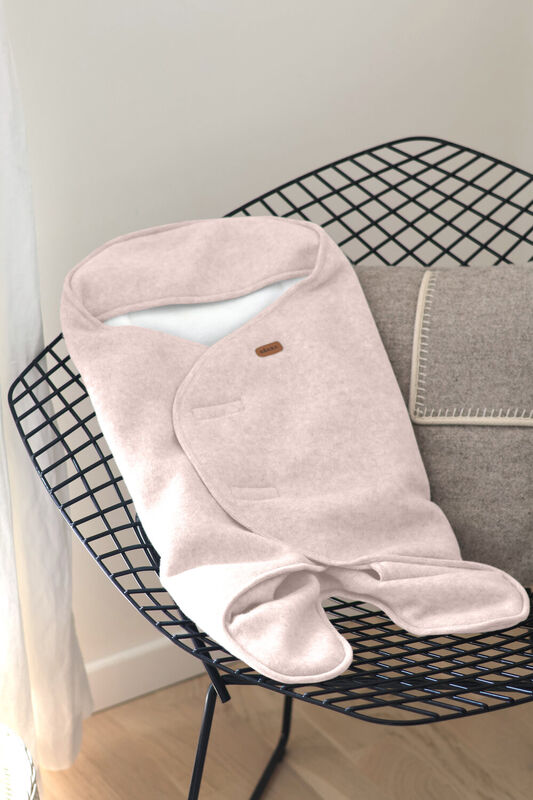 Babynomade&reg; double fleece dusty rose
