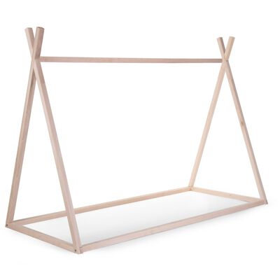 Tipibett - 90x200 Cm - Holz - Naturell