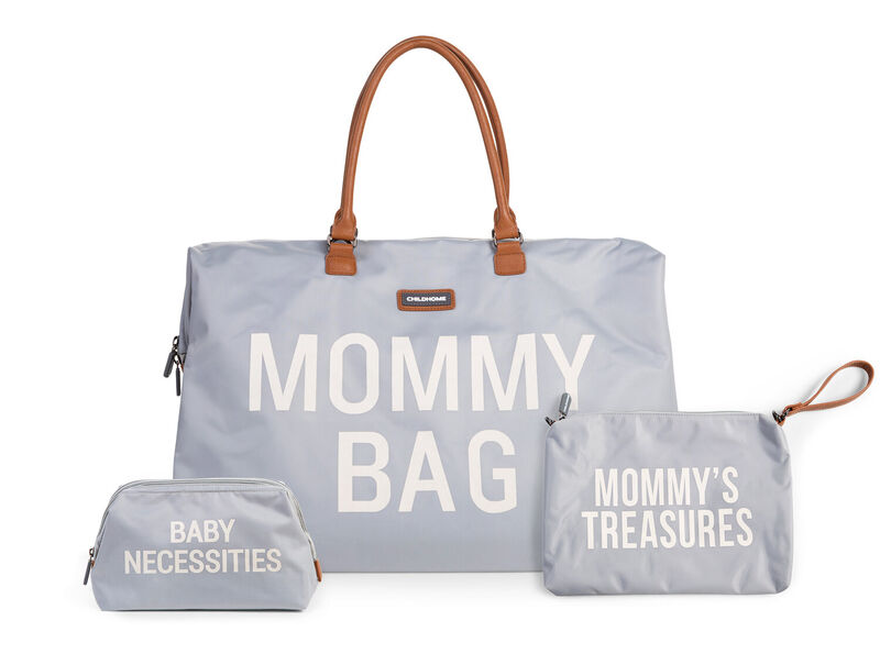 Childhome Mommy Bag - Grey/Off White 4.0