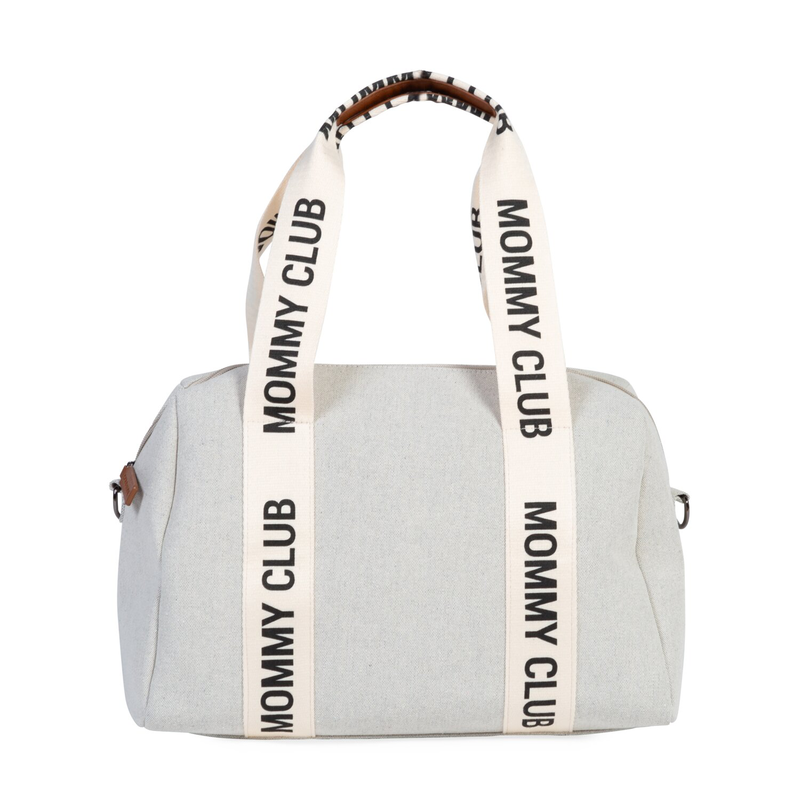 Mommy Club Signature Canvas Bag 22L - Off White / Mommy bag Nursery bag Diaper bag