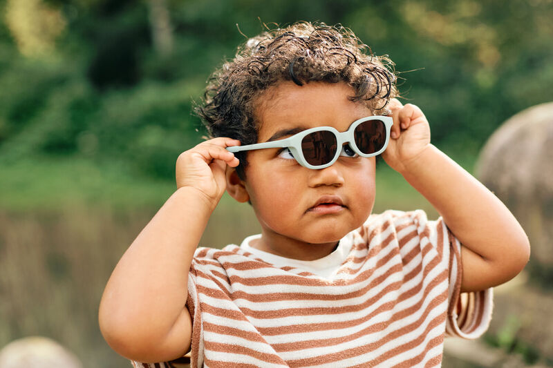  Gafas para 9-24 meses SQUARE LUCKY verde salvia 