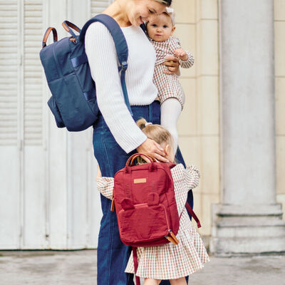Mini Club Kids Backpack - Signature - Urban - Burgundy