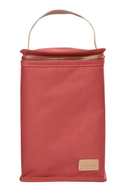 Insulated lunch pouch terracota