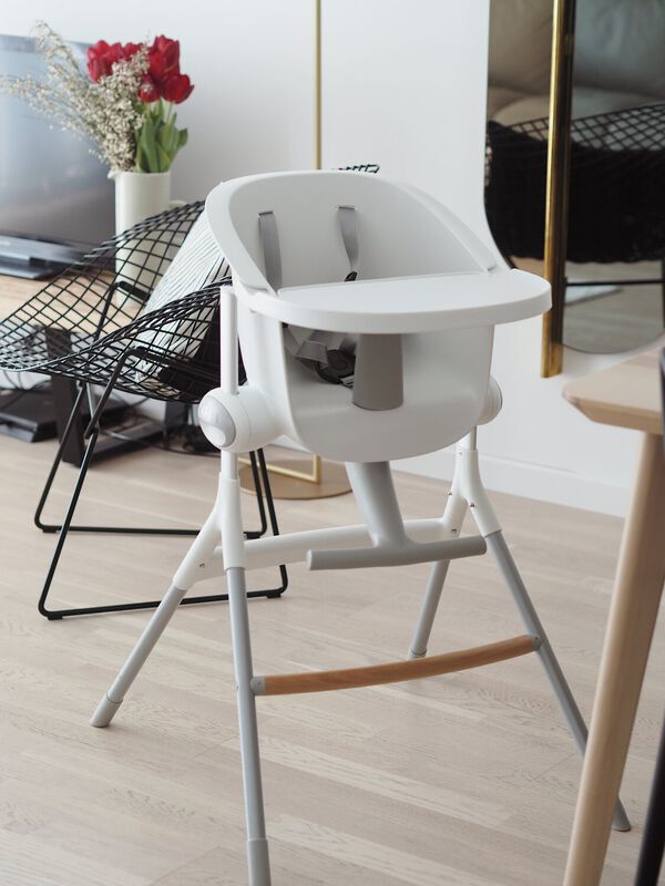 Up & Down High Chair white/grey